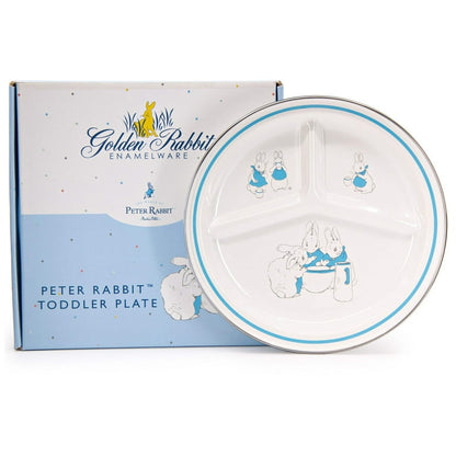 Blue Bunny Toddler Plate