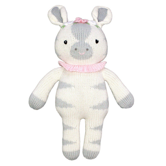 Knitted Zebra Doll